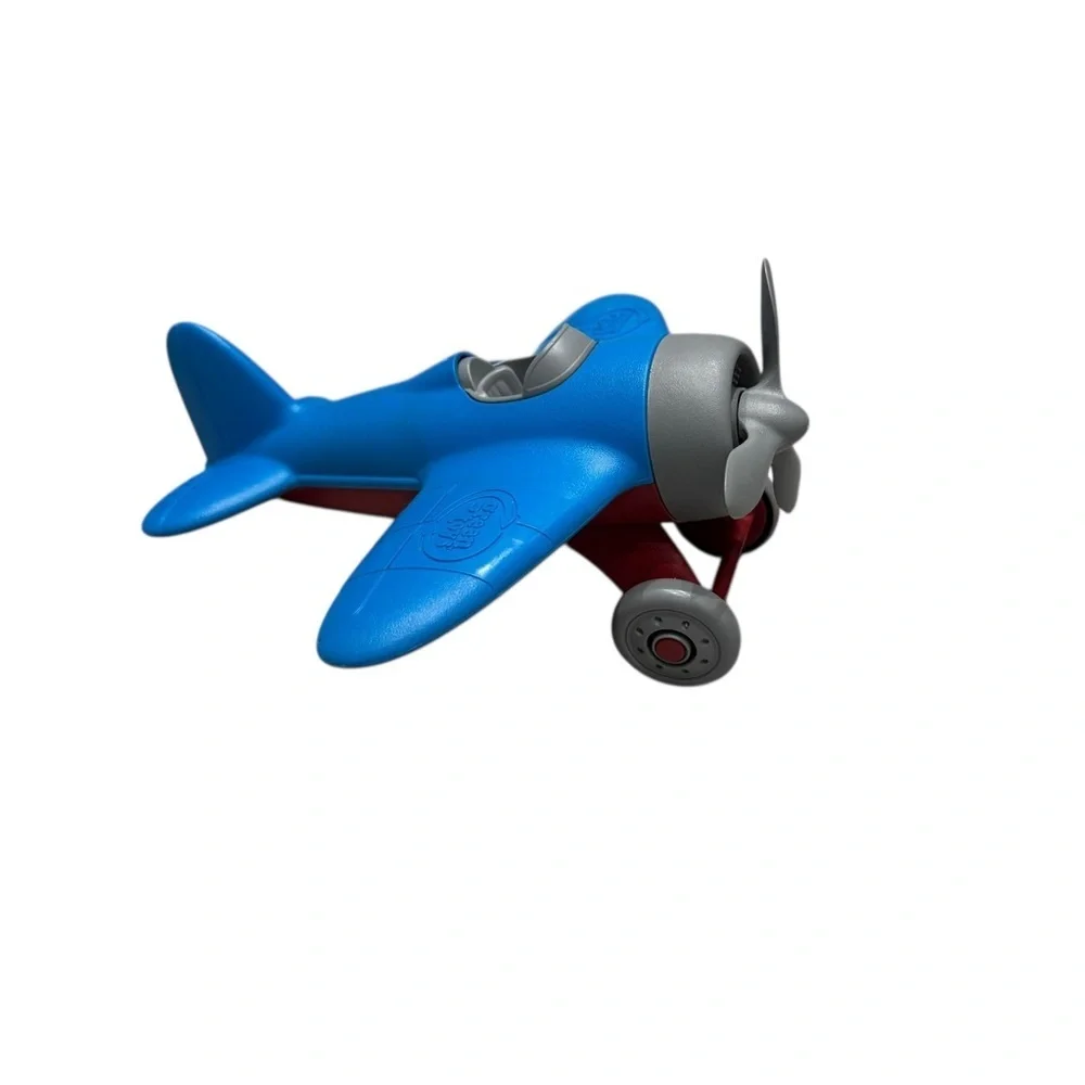 Green Toys: Red & Blue Airplane Toy Made From 100% Plastic